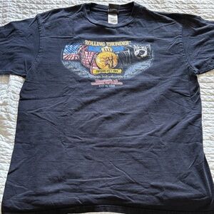 Harley Davidson Black Rolling Thunder Graphic Tee
